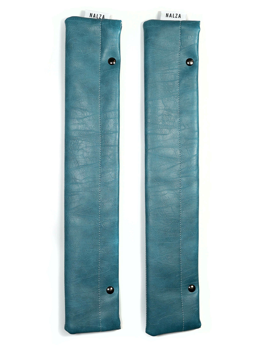 Textured Ocean Blue Speed Skating Blade Covers.