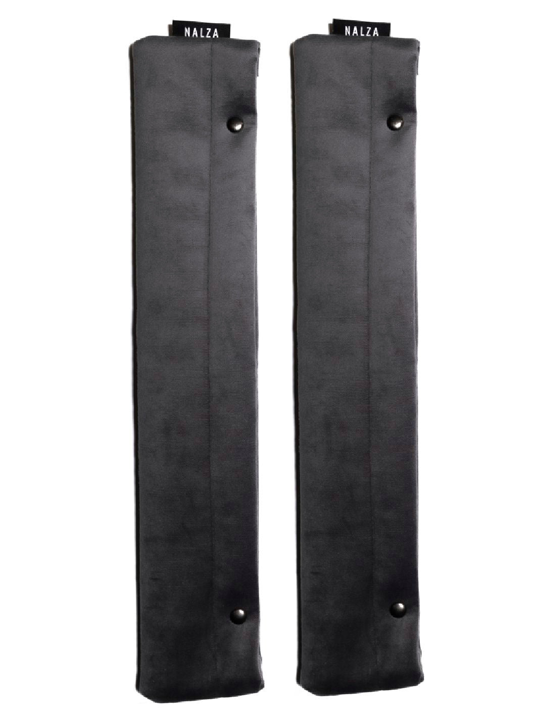 Velvet Gunmetal Speed Skating Blade Covers.