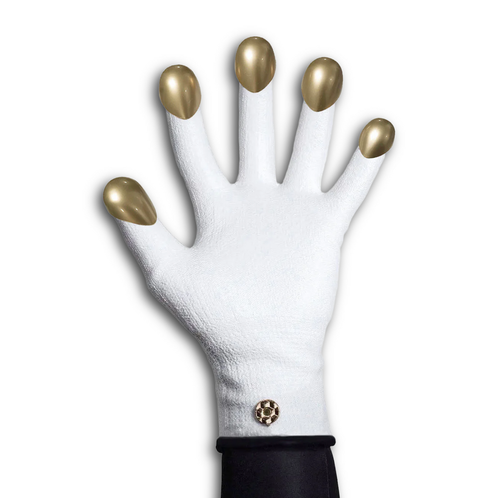 Speed Skating Gloves + Drip Tips™ · White