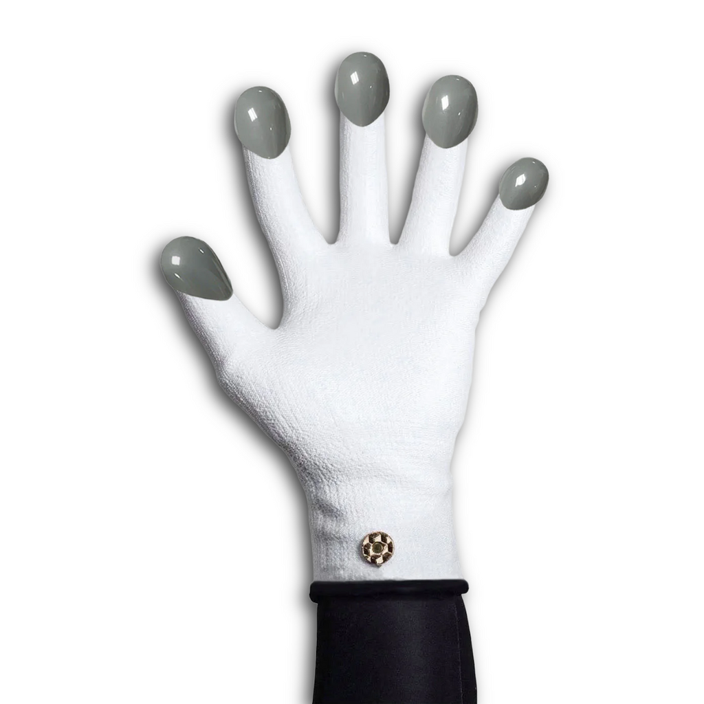 Speed Skating Gloves + Drip Tips™ · White